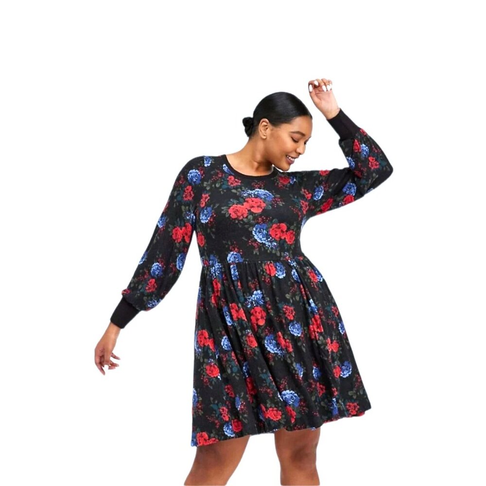 TORRID Super Soft Plush Babydoll Dress. Plus Size 1X